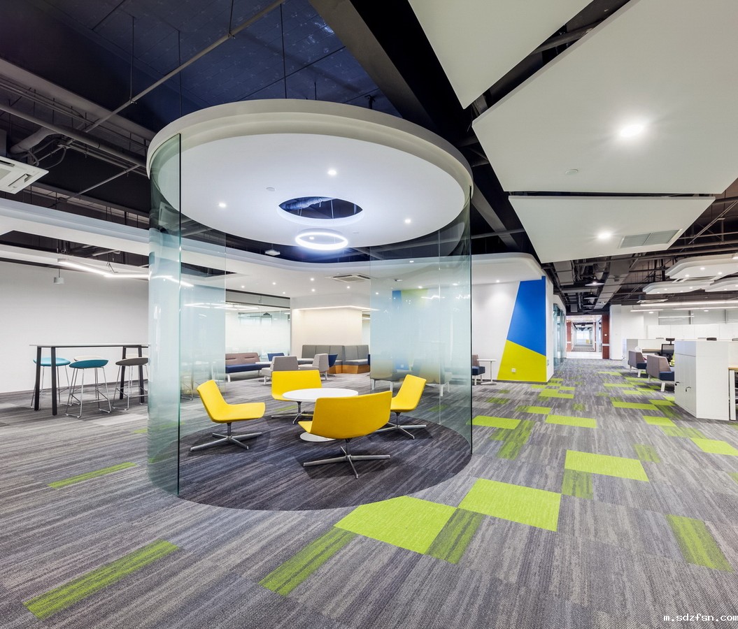 复星共享办公室装修-圆形洽谈区-pc