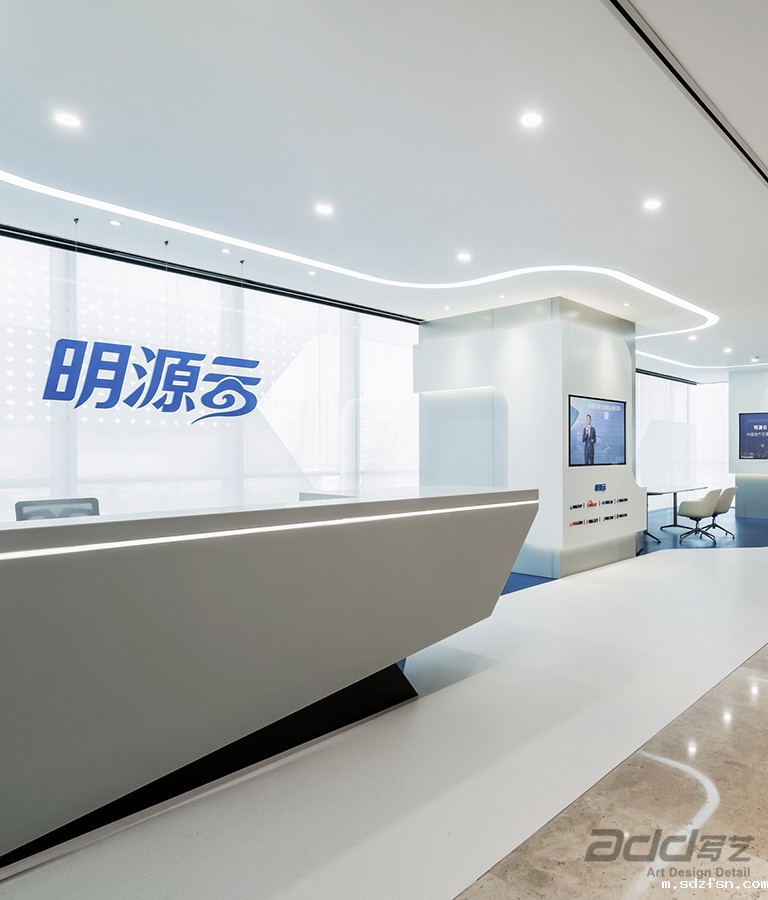 明源云上海办公室设计装修 前厅-pc