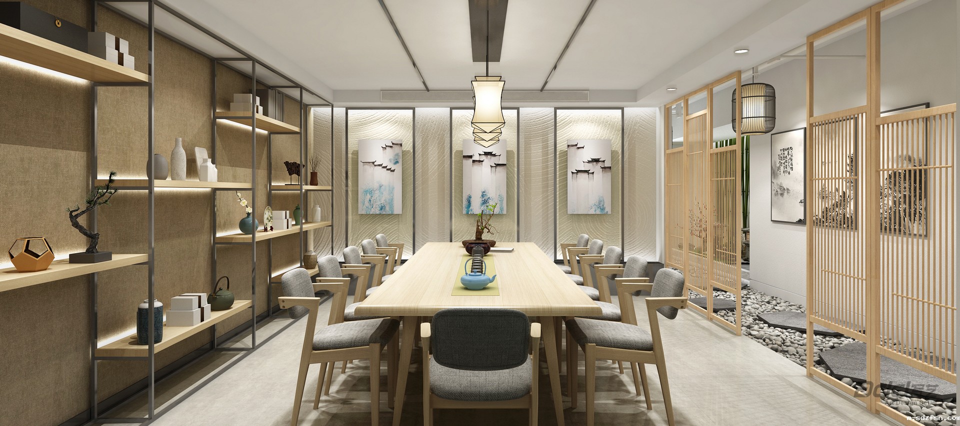 亿童文教办公楼设计效果图-茶室-pc