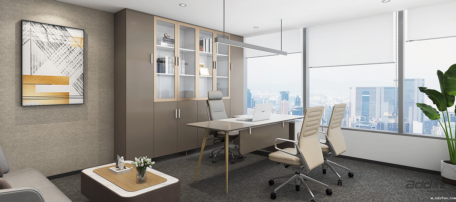 怡口净水办公室装修-经理室2-pc